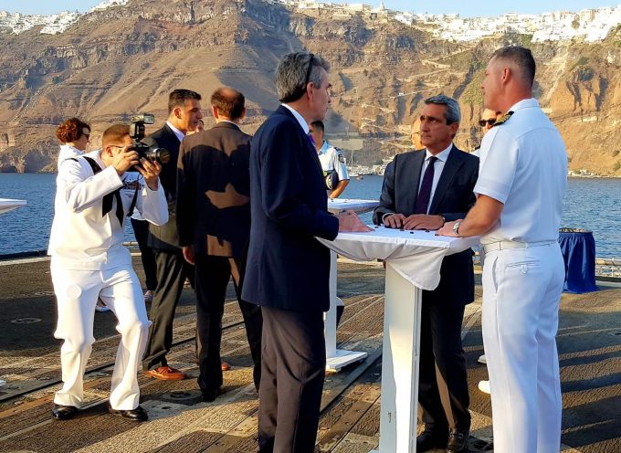 Γιώργος Χατζημάρκος από την Σαντορίνη: “Η επιτυχία και η ευημερία, μόνο σε περιβάλλον ασφάλειας μπορεί να επιτευχθεί”