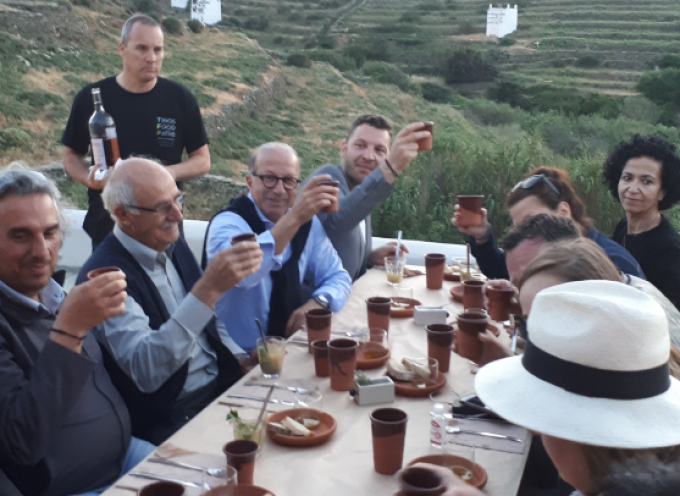 Στη γιορτή γαστρονομίας “Tinos Food Paths” ο Αντιπεριφερειάρχης Κυκλάδων Γιώργος Λεονταρίτης