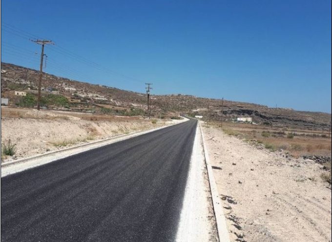 Ολοκληρώθηκαν οι εργασίες οδοστρωσίας  “Ανάσα” στο κυκλοφοριακό πρόβλημα της Σαντορίνης