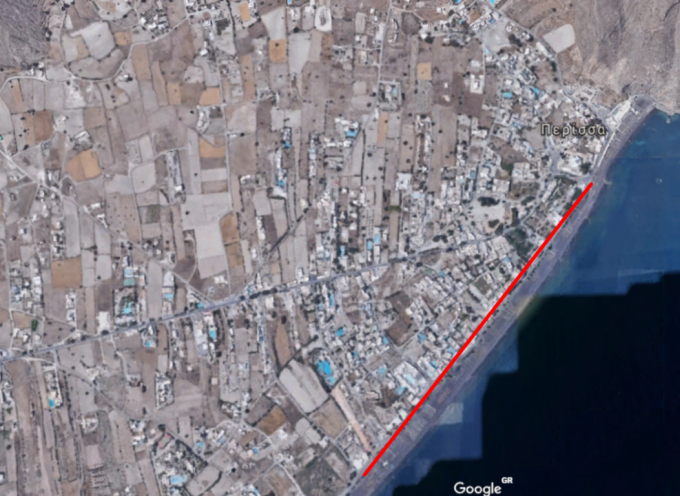 Δήμος Θήρας: Πεζοδρομείται τμήμα του παραλιακού δρόμου της Περίσσας