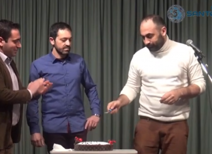 VIDEO: Η κοπή της πρωτοχρονιάτικης πίτας της “Θεατρικής ομάδας Θήρας”