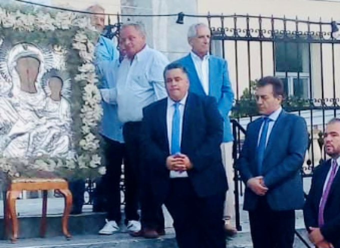 Στον εορτασμό της Θεοσκεπάστου στην Άνδρο,  ο Βουλευτής Κυκλάδων Φίλιππος Φόρτωμας