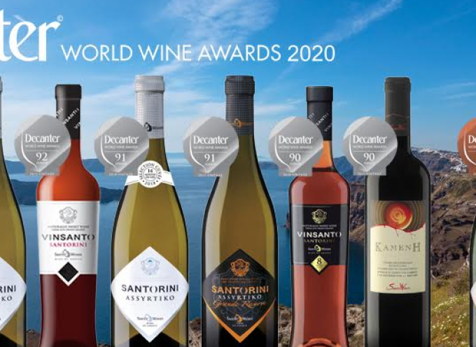 9 στα 9 βραβεία για τη SantoWines στο Decanter World Wine Awards 2020