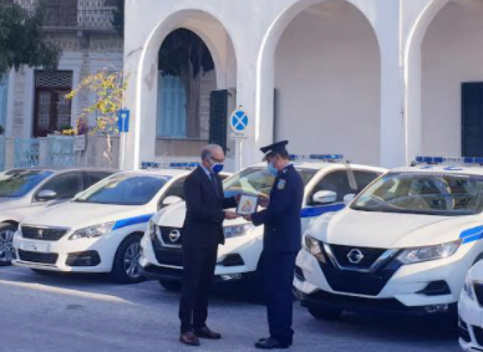 Τριάντα πέντε (35) νέα οχήματα παρέδωσε η Περιφέρεια Ν.Α. στην Ελληνική Αστυνομία