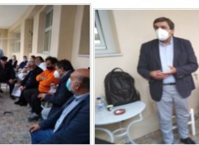 Περιοδεία στη Σύρο και στη Σαντορίνη πραγματοποίησαν ο πρώην υπουργός και τομεάρχης υγείας του ΣΥΡΙΖΑ-ΠΣ Ανδρέας Ξανθός και ο βουλευτής Κυκλάδων Νίκος Συρμαλένιος