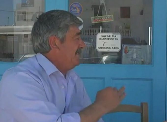 BINTEO: Ο Αντιδήμαρχος Σπύρος Δρόσος για το πρόβλημα με την αποκομιδή των απορριμμάτων στην Θηρασία