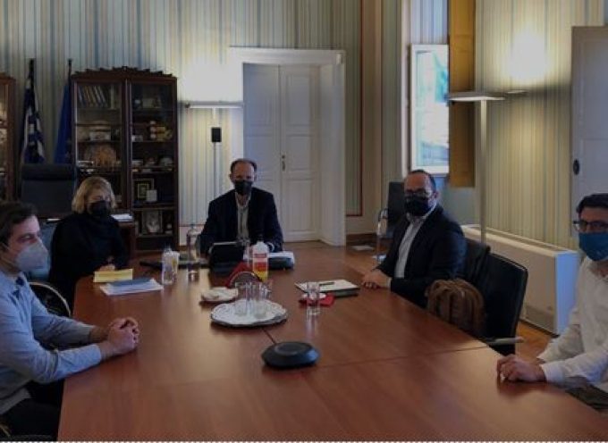 Συνάντηση εργασίας με τον Πρόεδρο κ. Γιάννη Ρούσσο και στελέχη του Επιμελητηρίου Κυκλάδων