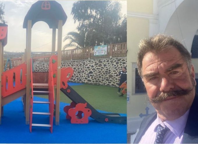 Μπράβο του προέδρου του Βόθωνα σε γονείς και παιδιά του χωριού για την παιδική χαρά