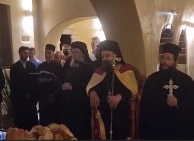 Με ιδιαίτερη λαμπρότητα η Σαντορίνη γιόρτασε την σημερινή ημέρα με επίκεντρο των εκδηλώσεων το Ιστορικό Μοναστήρι του Προφήτη Ηλία (Βίντεο)