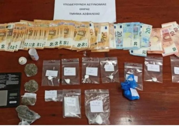 Σαντορίνη: Αλλοδαπός διακινούσε «φιξάκια» κοκαΐνης και κάνναβης