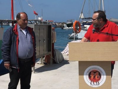Ξεκίνησαν με επιτυχία οι περιβαλλοντικές δράσεις της Aegean Rebreath σε συνεργασία με το Δημ.Λιμενικό Ταμείο- παρών και ο ΓΓ του Υπουργείου Ναυτιλίας