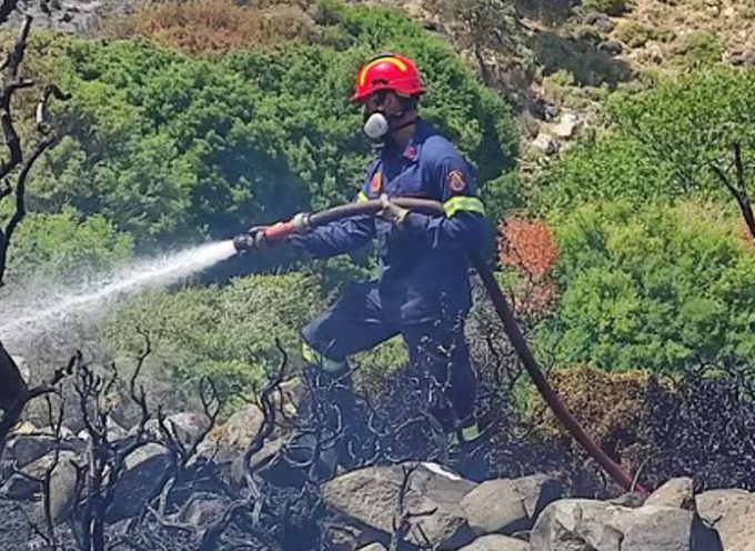Οριοθετήθηκε η πυρκαγιά στην ορεινή Νάξο – Θλιβερές εικόνες από την καμένη γη που άφησε πίσω της (video+ φώτος)