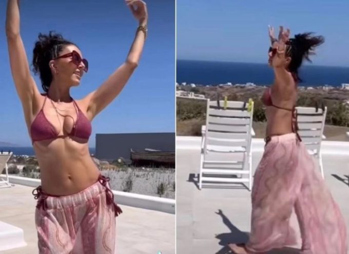 Στη Σαντορίνη βρίσκεται η Μαρία Σολωμού, όπως έκανε η ίδια γνωστό μέσα από τις αναρτήσεις της στο Instagram.