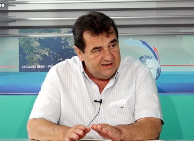 Ο Υποψήφιος Δημοτικός Σύμβουλος με την Δημοτική Παράταξη ΕΥ ΖΗΝ Λευτέρης Αργυρός στο Volcano tv