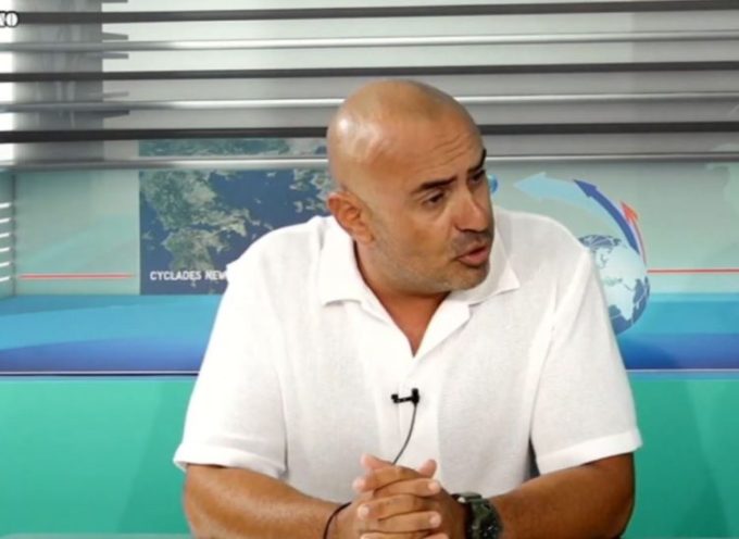 Ο Υποψήφιος Δημοτικός Σύμβουλος ( ΘΗΡΑΪΚΗ ΠΟΛΙΤΕΙΑ) Αντώνης Κατσίπης στο Volcano tv