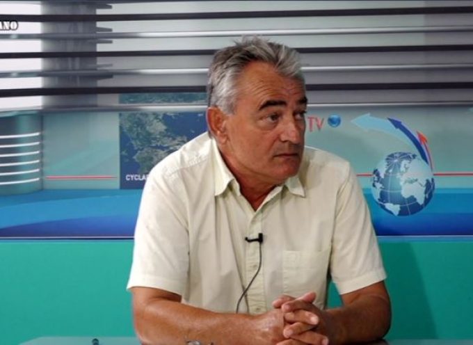 Ο Υποψήφιος Δημοτικός Σύμβουλος με το ΕΥ ΖHN Γιάννης Τόκης στο Volcano tv
