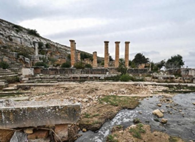 Άγνωστα τμήματα της αρχαίας ελληνικής πόλης Κυρήνης που ιδρύθηκε το 630 π.Χ από κατοίκους της Θήρας ,αποκαλύφθηκαν από τις πλημμύρες