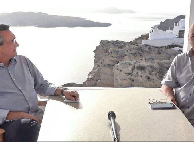H Συνέντευξη του Περιφερειάρχη Ν.Αιγαίου κ. Γ.Χατζημάρκου στο Volcano tv (Βίντεο)