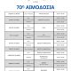 Το πρόγραμμα της 70ης Εθελοντικής αιμοδοσίας στην Σαντορίνη