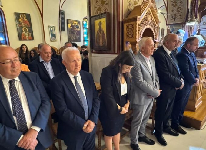 Έπαρχος Θήρας: Εορτάσαμε σήμερα με λαμπρότητα την προστάτιδα και πολιούχο της Σαντορίνης Αγία Ειρήνη