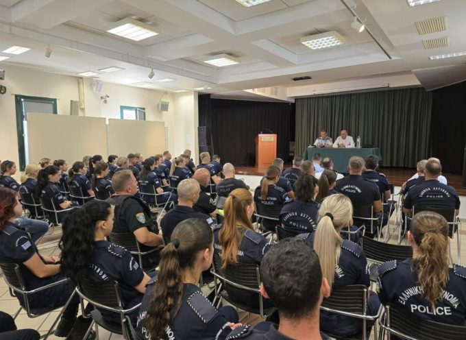 Ο Γενικός Συντονιστής Αστυνομίας Νοτίου Ελλάδος Αντ/γος Πούπουζας Παναγιώτης επισκέφτηκε την Σαντορίνη