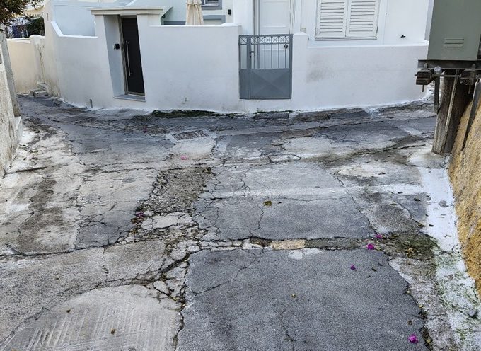 Εργασίες αποκατάστασης ρηγματώσεων στη Μεσαριά