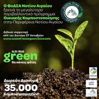 Τη Δευτέρα 27 Οκτωβρίου ανοίγει η πλατφόρμα για την διανομή 35.000 οικιακών κομποστοποιητών