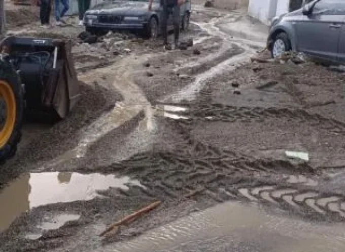 Αποκαταστάθηκαν οι ζημιές που προκάλεσε η βροχή – στο δρόμο συνεργεία του Επαρχείου και του Δήμου