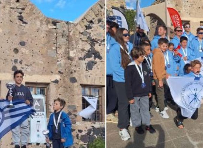 Έπαρχος Θήρας: Θερμά συγχαρητήρια στον Πρόεδρο και το ΔΣ του Ναυτικού Ομίλου Σαντορίνης