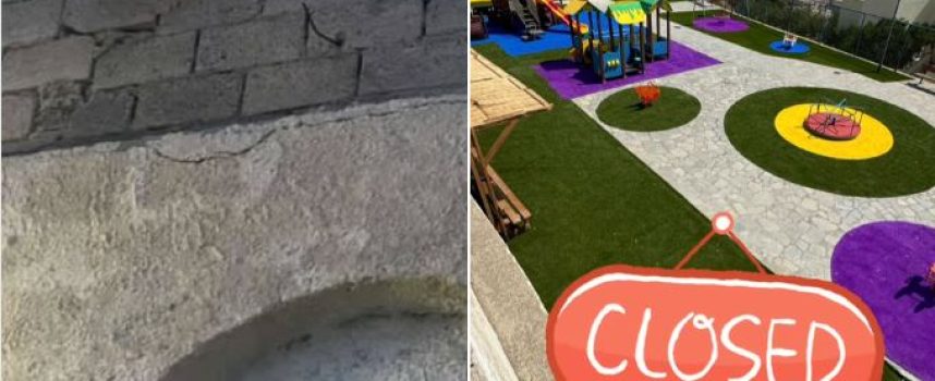 Πρόεδρος ΔΚ ΘΗΡΑΣ: Ζητά να κλείσει η παιδική χαρά στο Φηροστεφάνι για λόγους ασφάλειας των παιδιών.-καταλογίζει ευθύνη στον αρμόδιο Αντιδήμαρχο