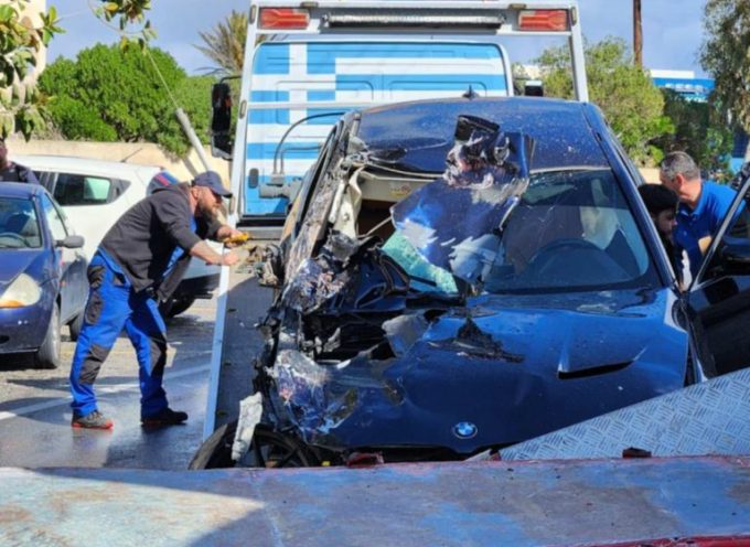 Σοβαρό τροχαίο ατύχημα στο Μεγαλοχώρι-από θαύμα δεν θρηνήσαμε θύματα