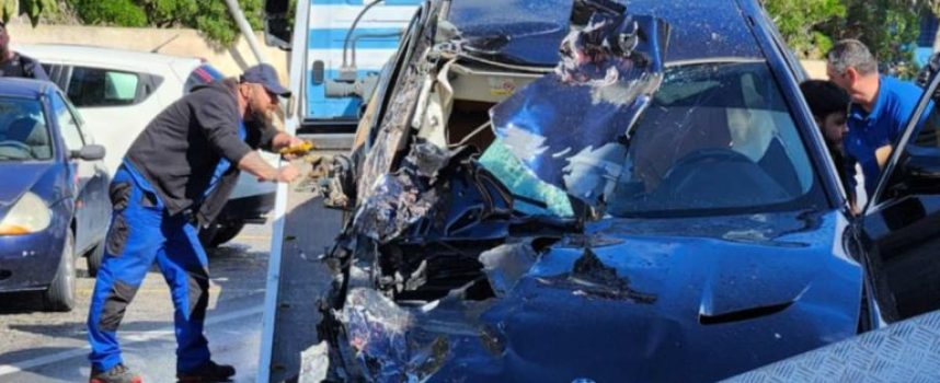 Σοβαρό τροχαίο ατύχημα στο Μεγαλοχώρι-από θαύμα δεν θρηνήσαμε θύματα