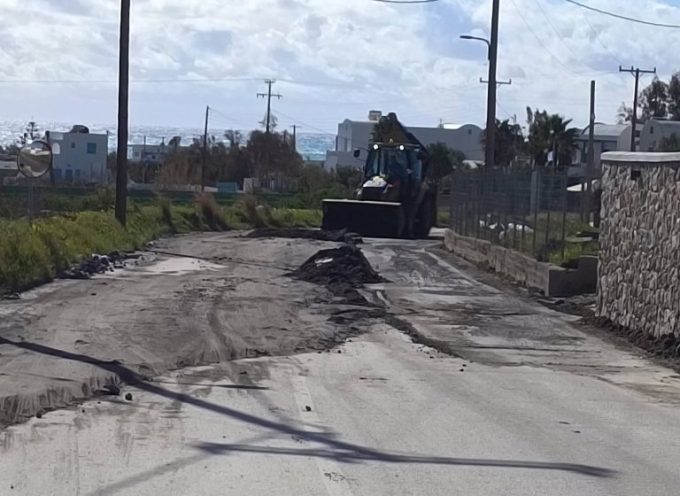 Πρόεδρος Εμπορείου:Συνεχίζουμε το καθάρισμα στους δρόμους και το στρώσιμο στους χωματόδρομους του χωριού μας