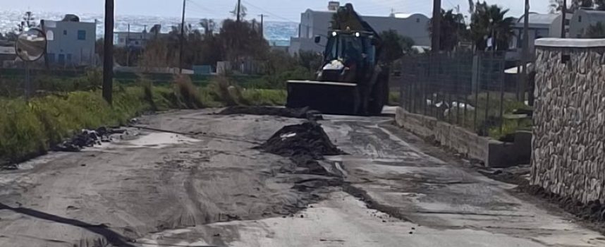 Πρόεδρος Εμπορείου:Συνεχίζουμε το καθάρισμα στους δρόμους και το στρώσιμο στους χωματόδρομους του χωριού μας