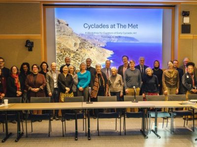 Το πρωτοποριακό «Corpus των Κυκλαδικών Ειδωλίων και Λίθινων Αγγείων» παρουσιάστηκε επίσημα από την Πρόεδρο και τους Διευθυντές του Μουσείου Κυκλαδικής Τέχνης