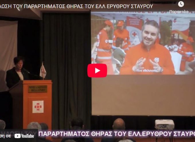 Η Κοπή της πίτας του κλιμακίου Θήρας του Ερυθρού Σταυρού