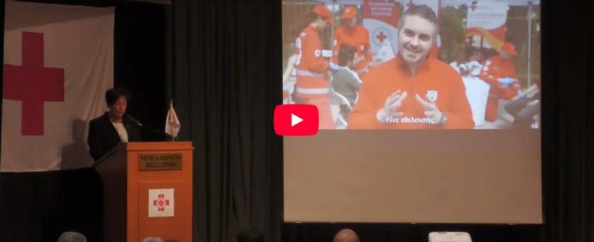 Η Κοπή της πίτας του κλιμακίου Θήρας του Ερυθρού Σταυρού