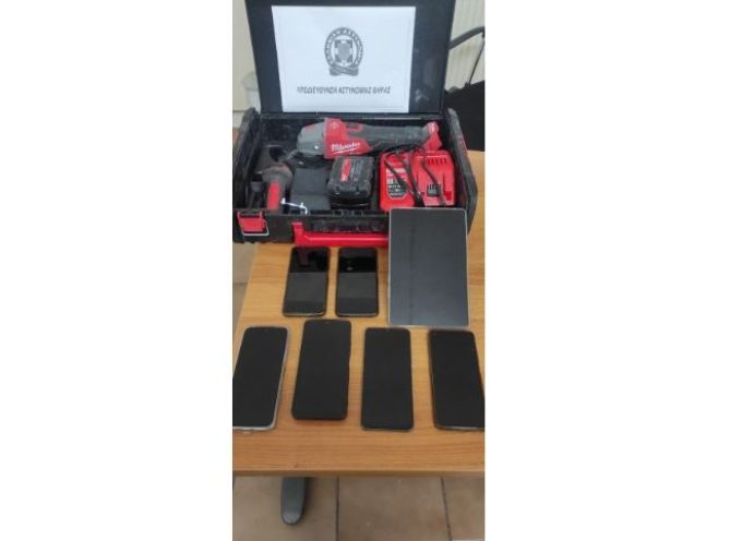 Εξιχνιάστηκαν -5- υποθέσεις κλοπής στη Σαντορίνη