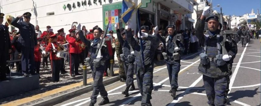 O Εορτασμός της Εθνικής Επετείου της 25ης Μαρτίου 1821 στον Δήμο Θήρας