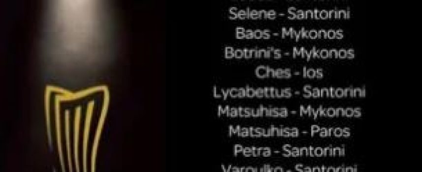 Η Σαντορίνη πρωταγωνίστρια στη Γαστρονομία του Νοτίου Αιγαίου