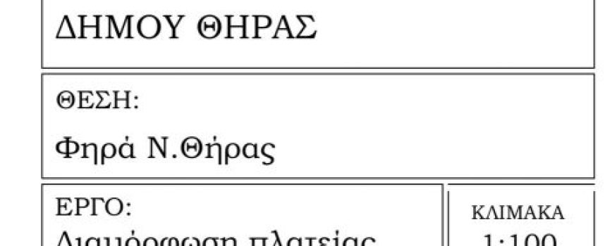 ΤΟΠΙΚΗ ΚΟΙΝΟΤΗΤΑ ΘΗΡΑΣ:Αποκατάσταση της αλήθειας σχετικά με τη μελέτη ανάπλασης της πλατείας Σαρπάκη