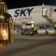 Η SKY Express ανακοίνωσε πως θα αναλάβει με προγραμματισμένες πτήσεις της τη μεταφορά του Αγίου Φωτός σε επτά προορισμούς της χώρας, συγκεκριμένα σε Αλεξανδρούπολη, Ηράκλειο, Κέρκυρα, Χανιά, Μυτιλήνη, Ρόδο, Σαντορίνη